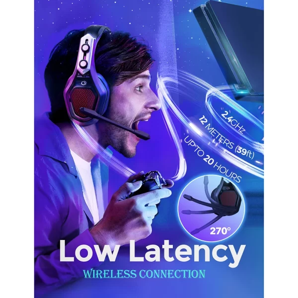Mpow Iron Pro Wireless Gaming Headset - Image 3