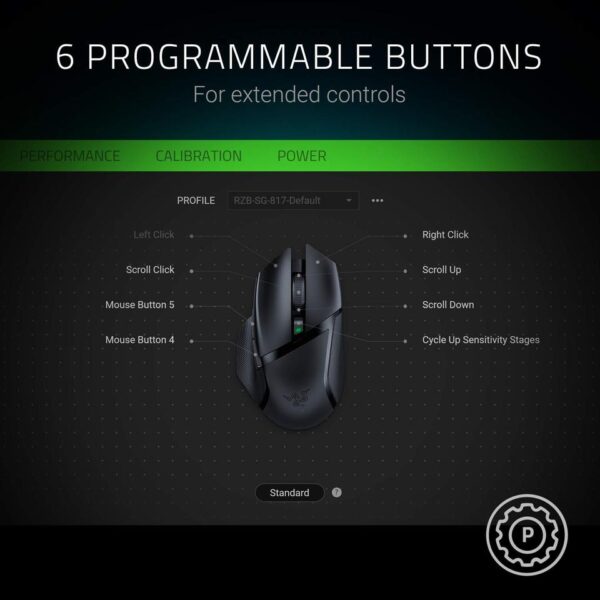 Razer Basilisk X Wireless Mouse - Image 3