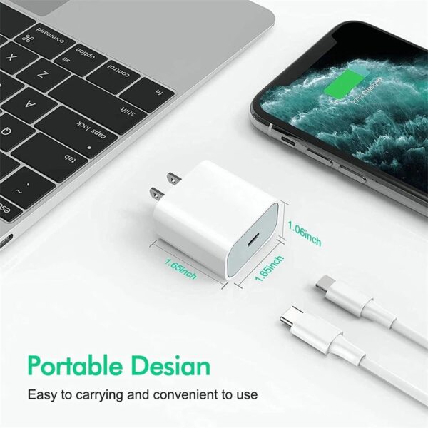 20W PD USB-C Charger: iPhone 13/12 Pro Max, Realme 8/7/6/5/4 GT 2, X, Q3 2, V15, 13/11/5/3/2 X50 - Image 5
