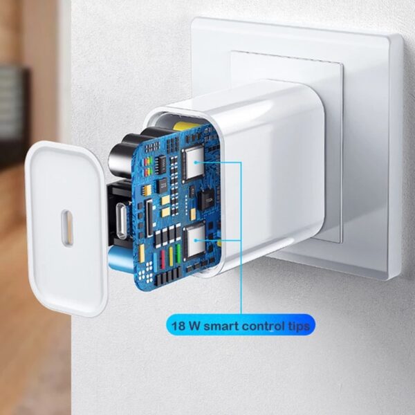 20W PD USB-C Charger: iPhone 13/12 Pro Max, Realme 8/7/6/5/4 GT 2, X, Q3 2, V15, 13/11/5/3/2 X50 - Image 4