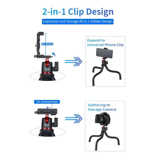 Portable Versatile Tripod for Smart Phone - Image 5