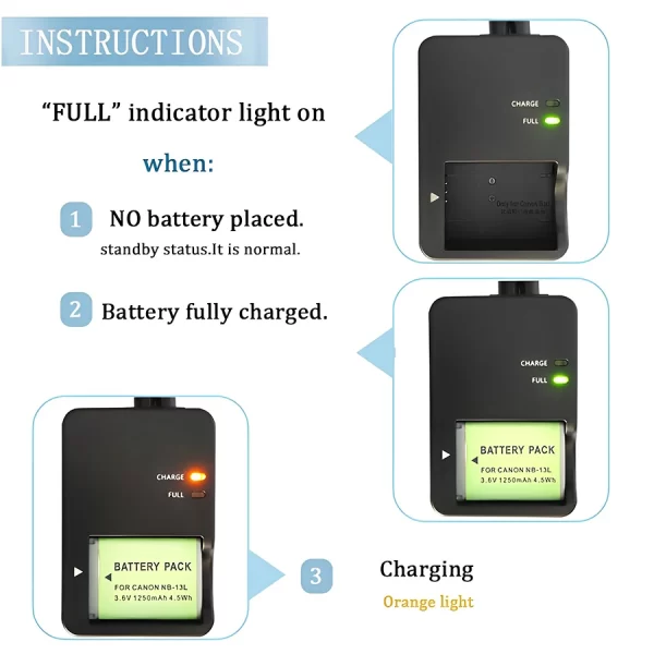 Battery Charger For Canon - Image 5