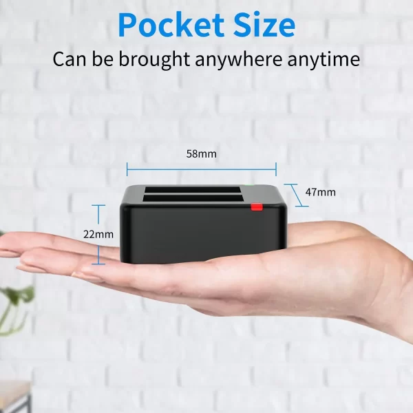 Dual Port Slot Double Battery Charger - Image 6