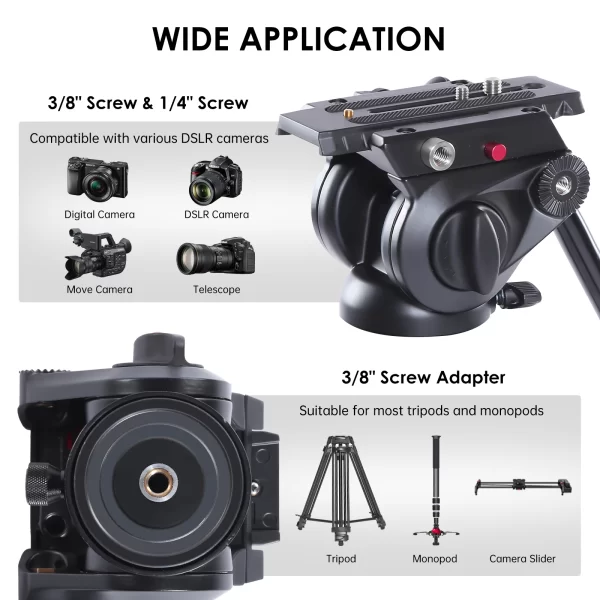 Heavy Duty Tripod for Camera - Image 5
