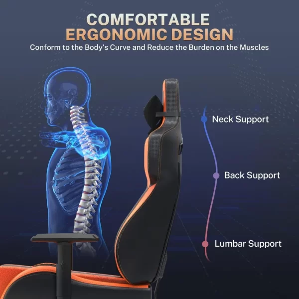 Leather Ergonomic Gaming Chair - Image 6