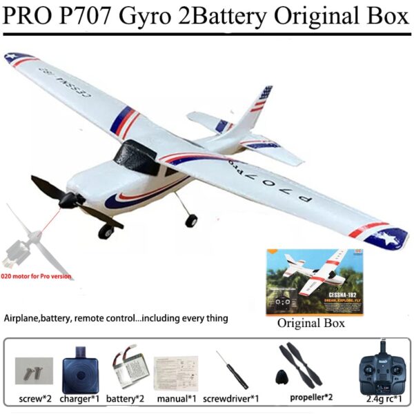 Park10 P707G RC Airplane, 3Ch, 2.4G Gyroscope - Image 28