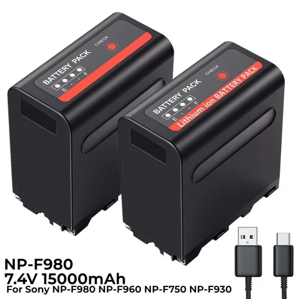 Canon battery with USB charging