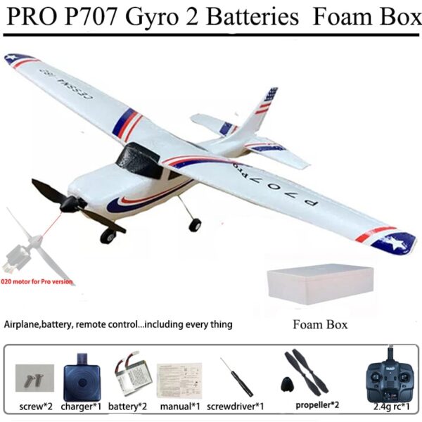 Park10 P707G RC Airplane, 3Ch, 2.4G Gyroscope - Image 17