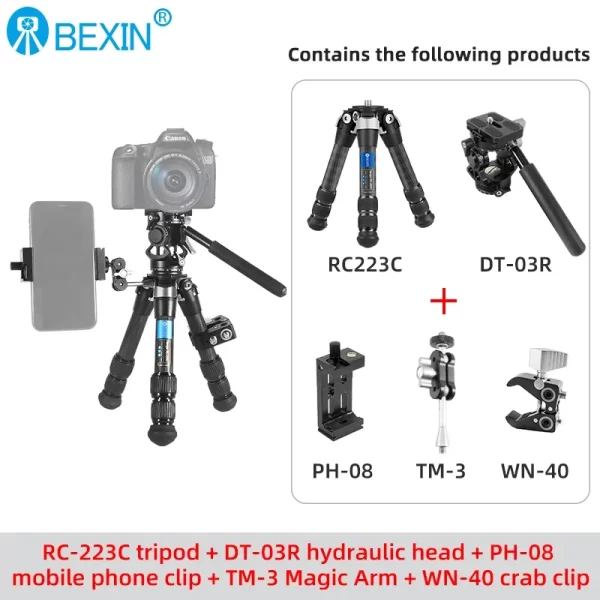 Mini Carbon Fiber Tripod - Image 13