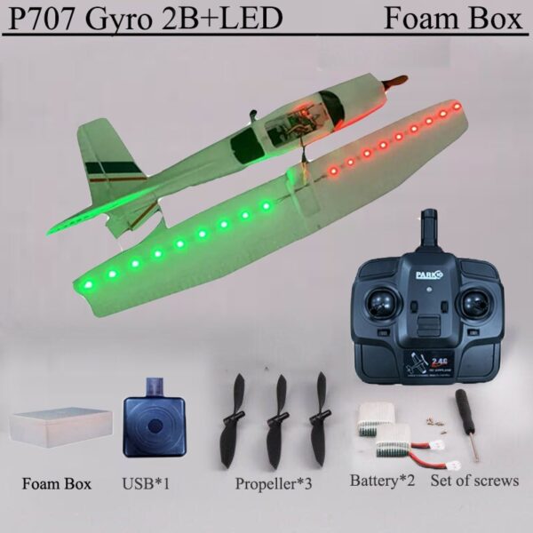 Park10 P707G RC Airplane, 3Ch, 2.4G Gyroscope - Image 24