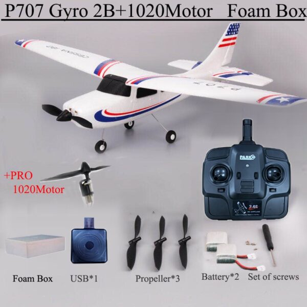 Park10 P707G RC Airplane, 3Ch, 2.4G Gyroscope - Image 3