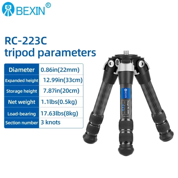 Mini Carbon Fiber Tripod - Image 17