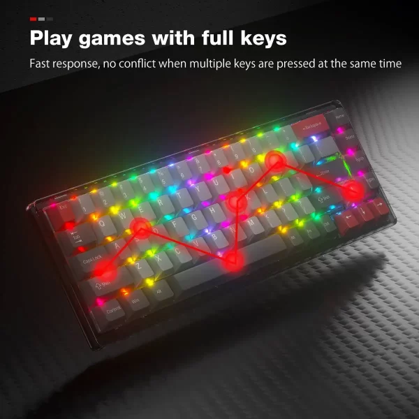 Hot Swappable Gaming Keyboard - Image 2