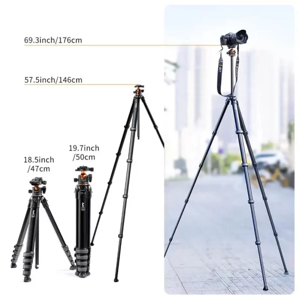 Ompact Travel Tripod  for DSRL Camera - Image 6