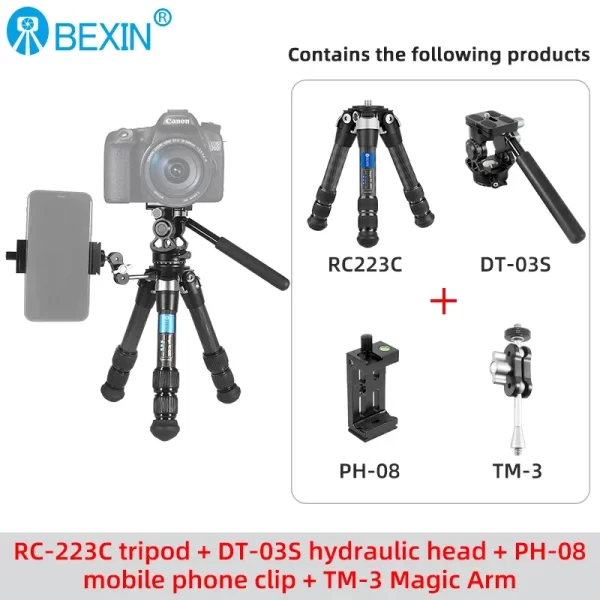 Mini Carbon Fiber Tripod - Image 14