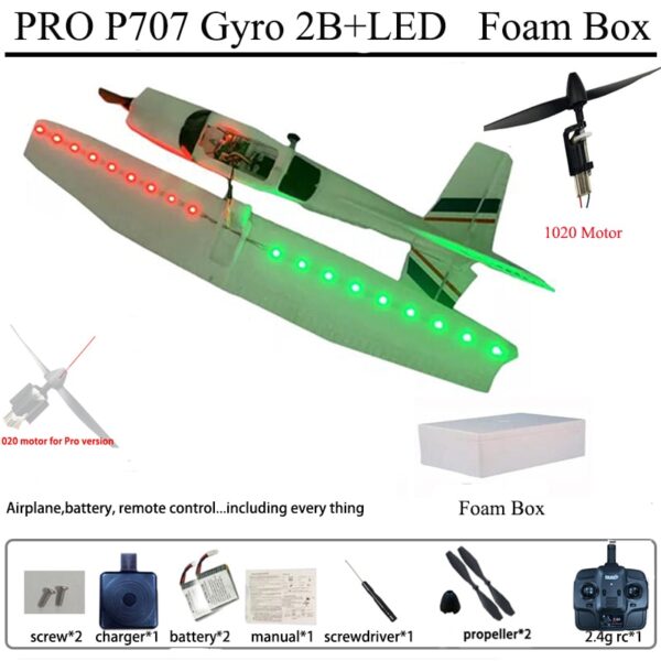 Park10 P707G RC Airplane, 3Ch, 2.4G Gyroscope - Image 21