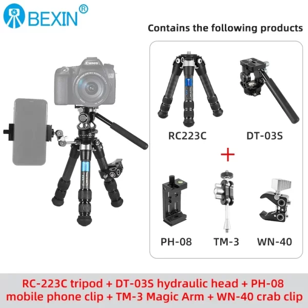 Mini Carbon Fiber Tripod - Image 12