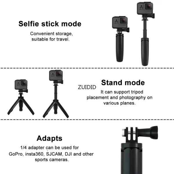 Extendable Handheld Selfie Stick - Image 3