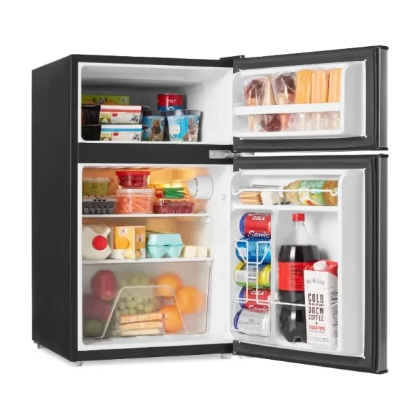 Galanz 3.1 Cu ft Two Door Mini Fridge - Image 3