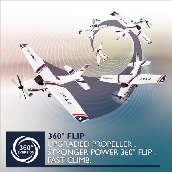 Park10 P707G RC Airplane, 3Ch, 2.4G Gyroscope - Image 9