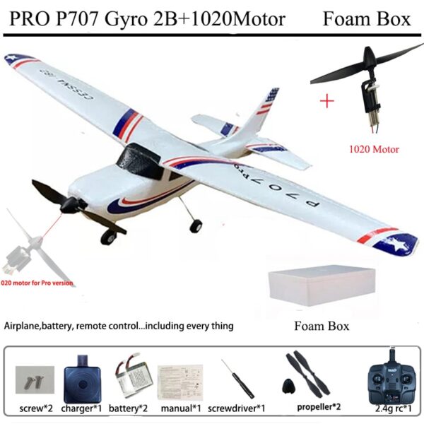 Park10 P707G RC Airplane, 3Ch, 2.4G Gyroscope - Image 12