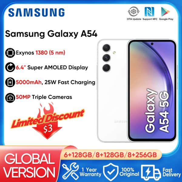 Samsung Galaxy A54 5G: Exynos 1380, 120Hz, 5000mAh - Image 2