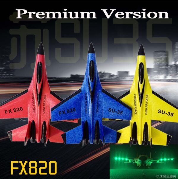 SU30 LED RC Plane, 2.4G EPP Foam Glider - Image 5