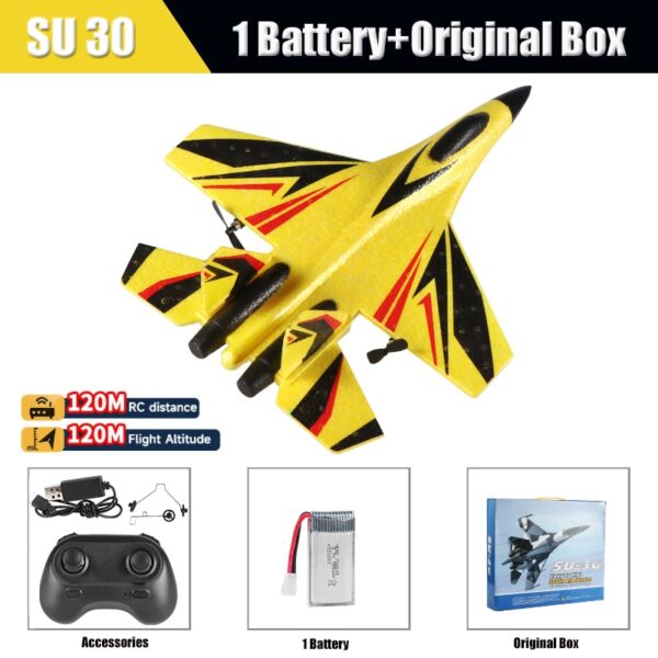 SU30 LED RC Plane, 2.4G EPP Foam Glider - Image 14