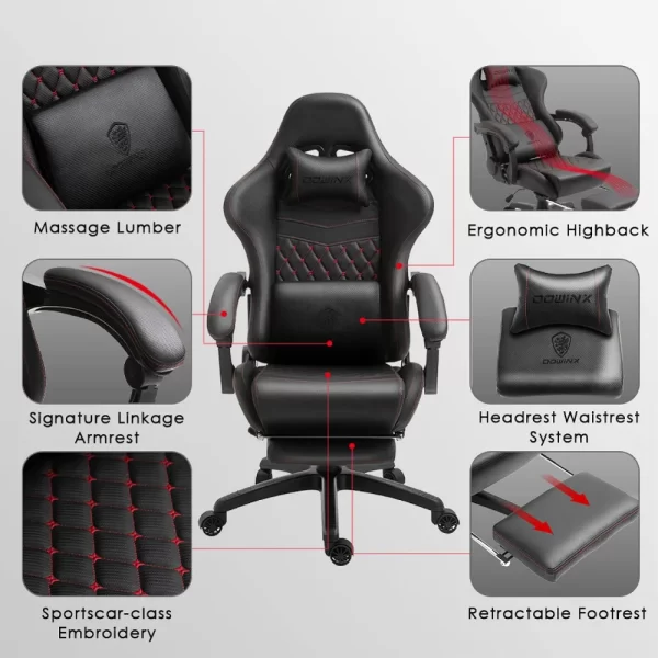 Vintage Style Gamer Armchair - Image 4