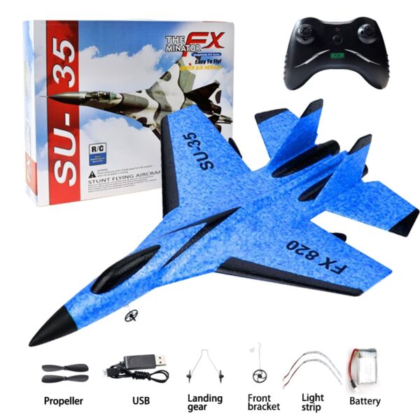 SU30 LED RC Plane, 2.4G EPP Foam Glider - Image 2