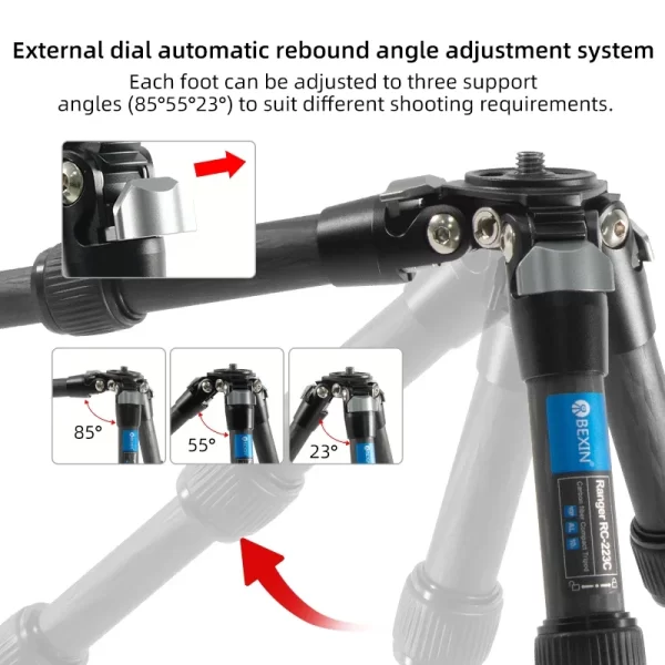 Mini Carbon Fiber Tripod - Image 5