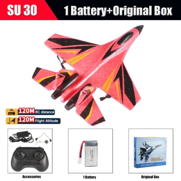 SU30 LED RC Plane, 2.4G EPP Foam Glider - Image 12