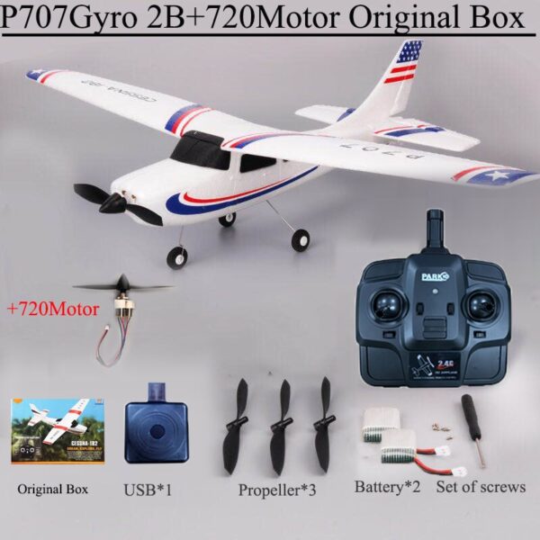 Park10 P707G RC Airplane, 3Ch, 2.4G Gyroscope - Image 6