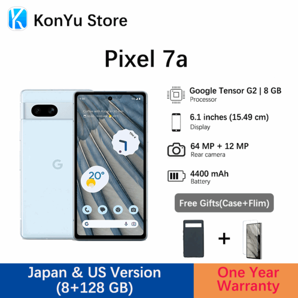 Google Pixel 7a: Google Tensor G2, 6.1 inches, 64 MP + 12 MP, 4400 mAh - Image 2