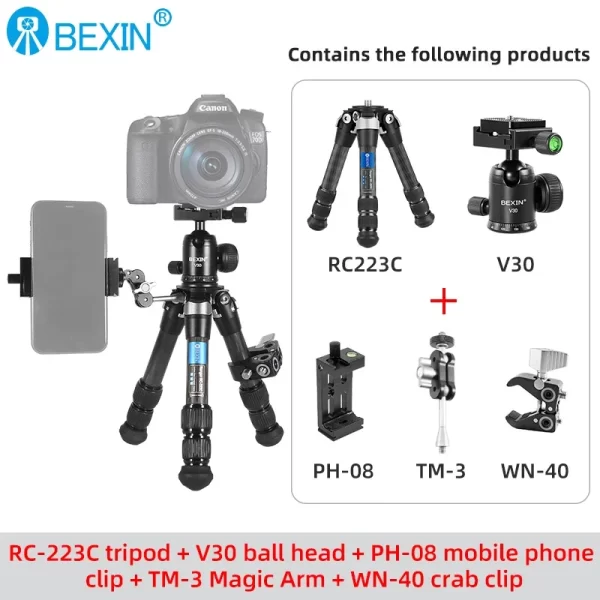 Mini Carbon Fiber Tripod - Image 9