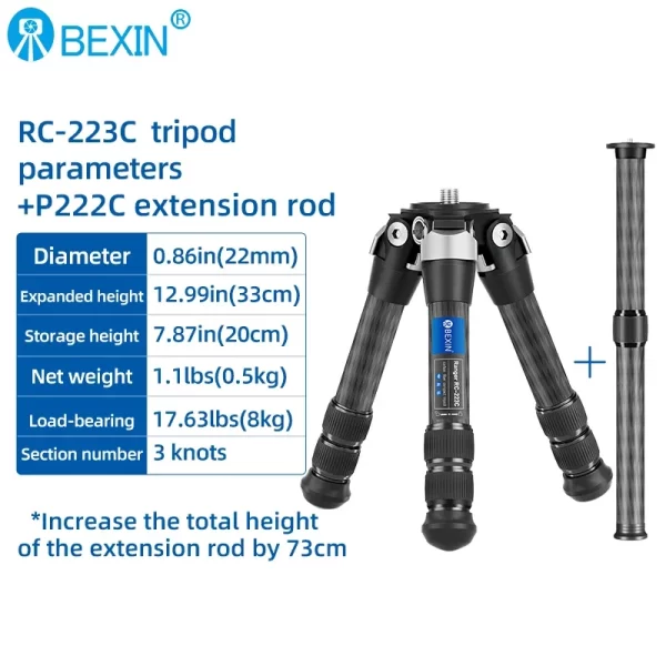 Mini Carbon Fiber Tripod - Image 19