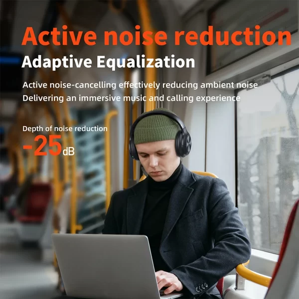 Wireless Over the Ear Headset - Image 3