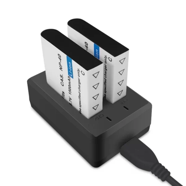 Dual USB Charger for Camera - Image 2