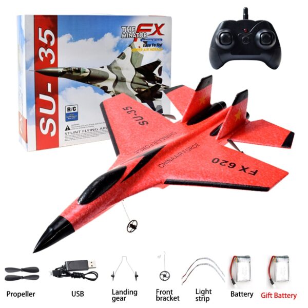 SU30 LED RC Plane, 2.4G EPP Foam Glider - Image 3