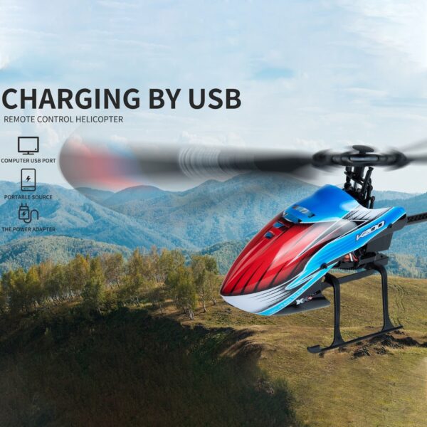 One-Key RC Helicopter, 17 Min Play, Beginner - Image 3