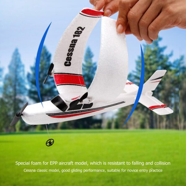 WLtoys FX-801 2.4G 2Ch RC Airplane Fixed Wing Plane Outdoor Toys Drone RTF Upgrade Version Digital Servo With Gyroscope - Image 3
