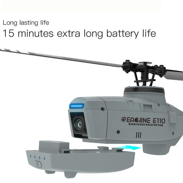 Eachine E110 720P HD Camera RC Helicopter - Image 7