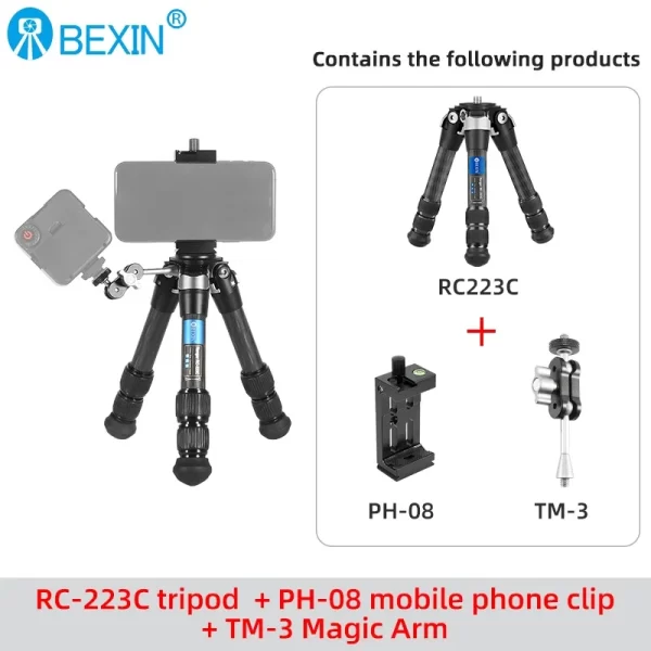 Mini Carbon Fiber Tripod - Image 7