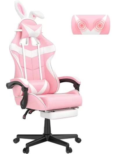 Computer Armchair Girlfriend Computer Gaming Chair Pink Gaming Chair With Footrest