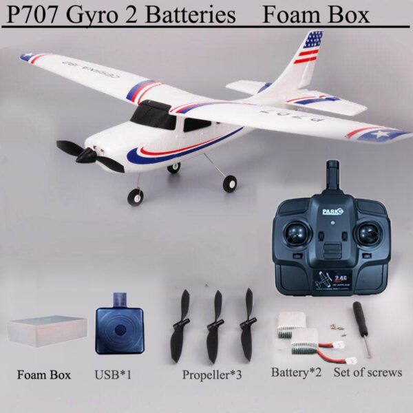 Park10 P707G RC Airplane, 3Ch, 2.4G Gyroscope - Image 25
