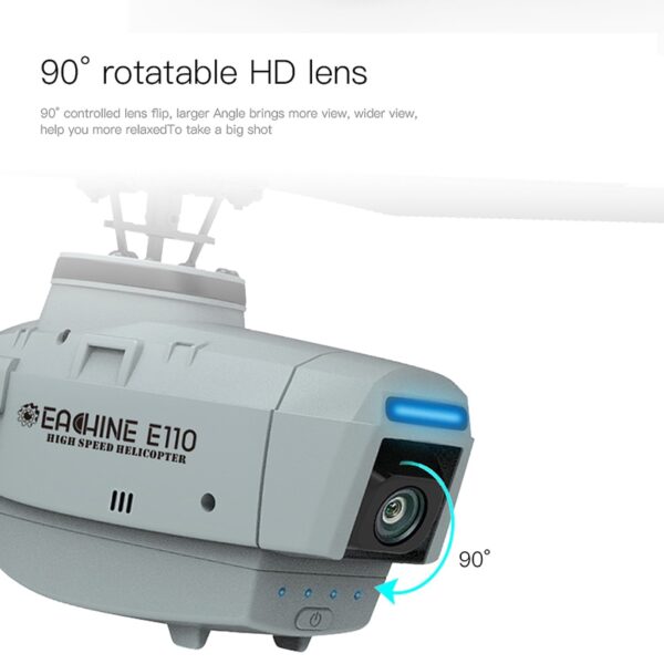 Eachine E110 720P HD Camera RC Helicopter - Image 3