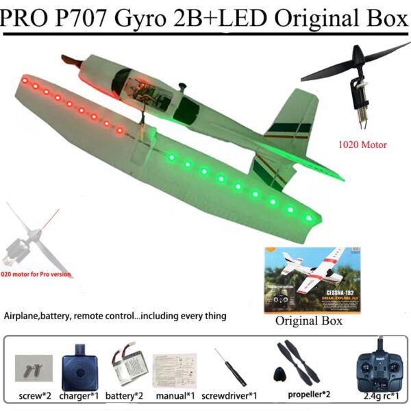 Park10 P707G RC Airplane, 3Ch, 2.4G Gyroscope - Image 23